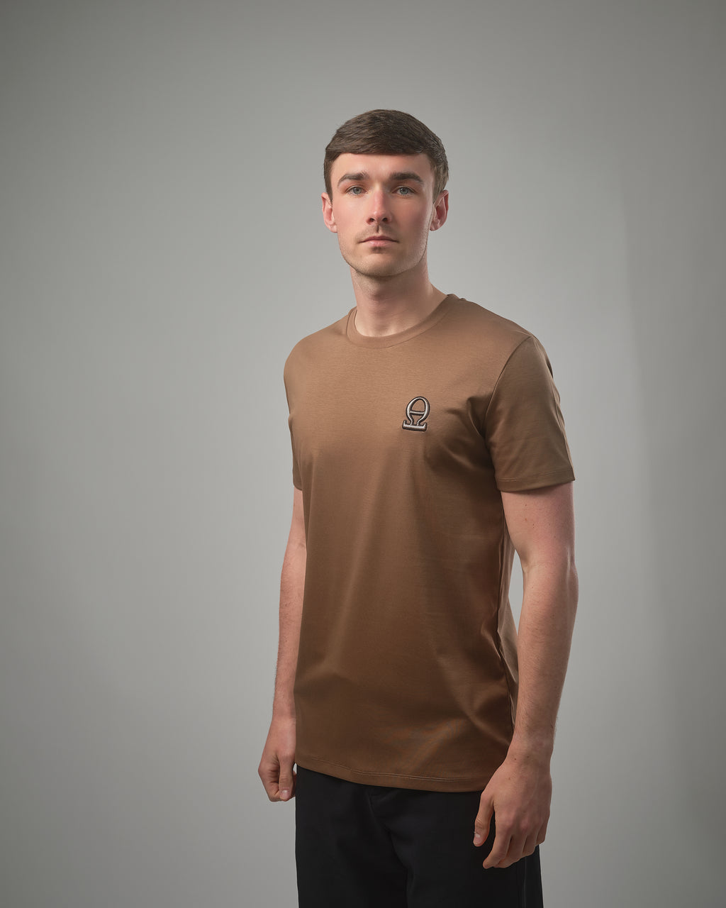 Brown Olivereao Signature T-Shirt